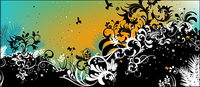Cool trends and patterns of birds in Pictures vector material