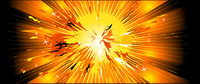 Vector explosion background material