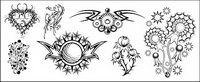 The trend for girls totem vector material