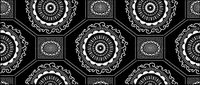 Vector traditional tiled background material-34