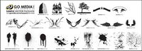 Go Media produced vector material - material samples
