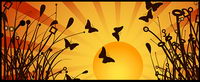 Under the sunset silhouettes