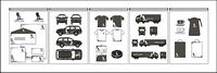VI of the basic elements of design templates