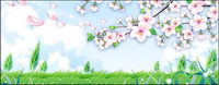 The outskirts of the petals fluttering