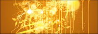 Before the ink patterns and trends vector material
