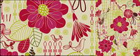 Lovely graffiti style pattern vector background material