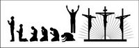 Vector material religious figures in Pictures