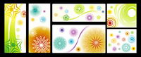 Vector lively patterns and background material