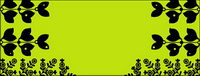 Cartoon style leaves and flowers