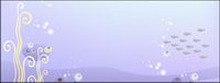 Vector material fantasy underwater world