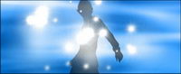 Cool effect of flash light source
