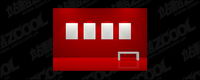 Red picture quality of exhibition material