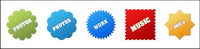 Various forms of transparent PNG icon