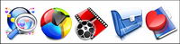 Cool stereo system icon transparent png