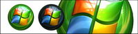 Ultra-cool texture of the vista computer icon png
