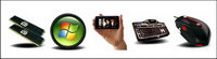 Computer hardware theme icon png