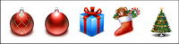 Exquisite Christmas icon png