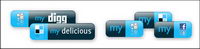 Foreign web2.0 site features icon png