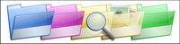 Exquisite computer folder icon png