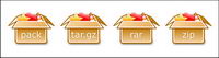 Compression software series png computer icon