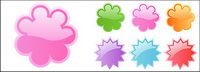 Lovely web2.0 badge icon
