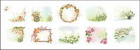 Vector lace material Series-1