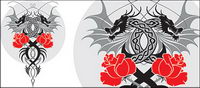 flowers vector material