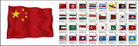 Vector flag material