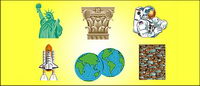 Vector cartoon material-4