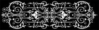 black and white pattern vector material