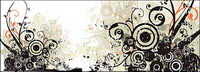 Vector trend pattern material