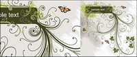 Fashion pattern banner vector