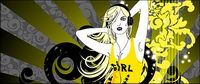 Music background vector