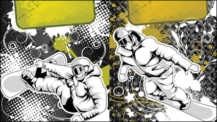 Ski vector material