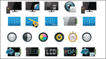 Technology icon 01 - vector