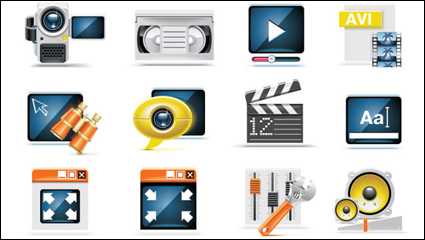 Technology icon 02 - vector material