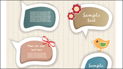 Beautifully Dialog 02. - Vector material