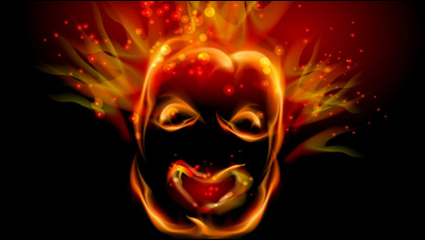 Flame effect 05 - vector material