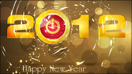 2012 WordArt 03 - vector material