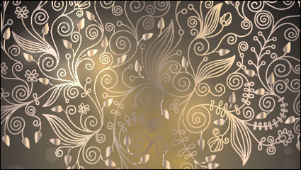 European pattern background 03 - vector material