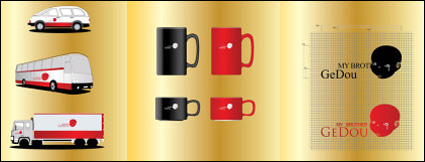 Business cards vector