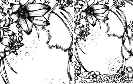 Pen drawing vector