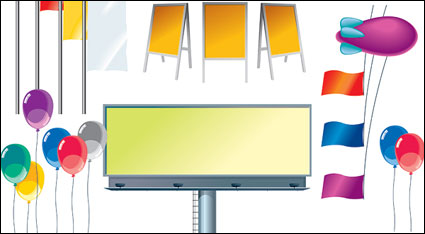 Blank Ad vector