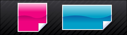 Angular web 2.0 style buttons vector material