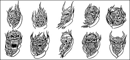 Vector skull logo