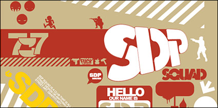 Vector trend of design elements-53