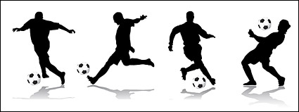 football action figure silhouettes
