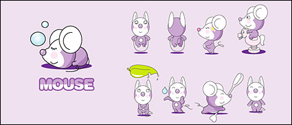 Vector baby rats